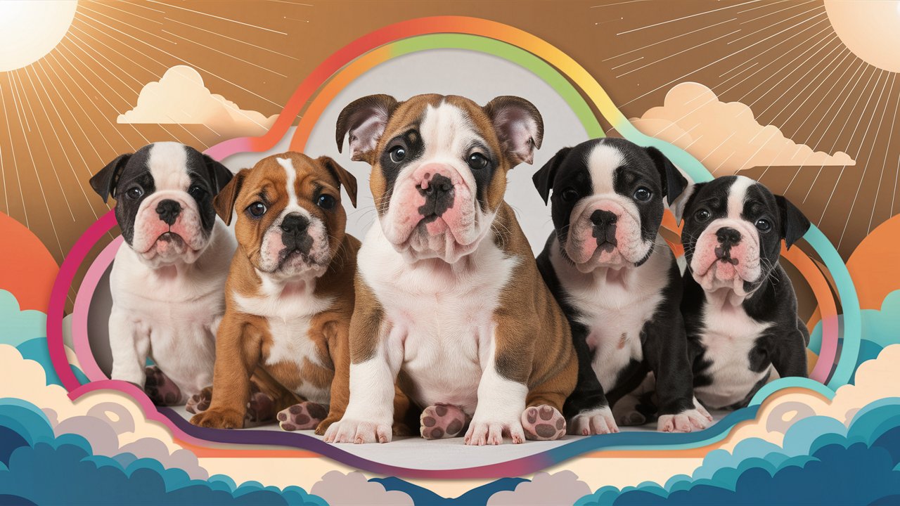 American bulldog puppies