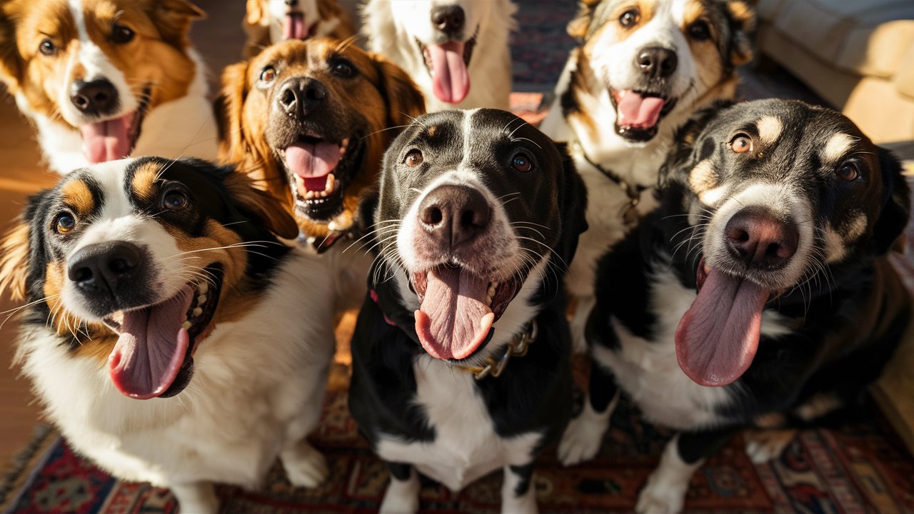 Dogs Tongues Stick Out