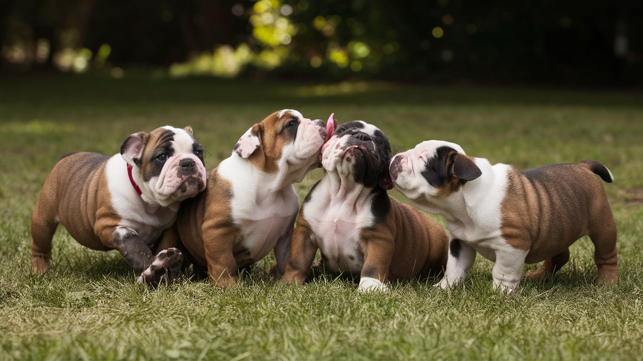 American bulldog puppies